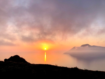 Castellaro Sonnenuntergang