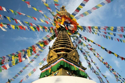 Affentempel Swayambhunath in Kathmandu