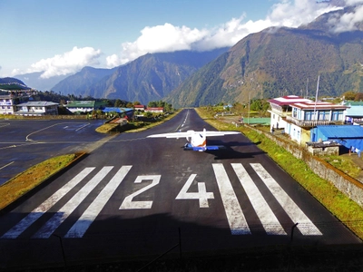 Flughafen in Lukla