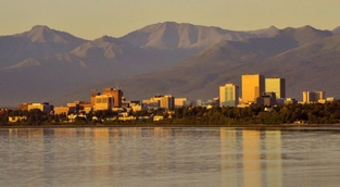 Ankunft in Anchorage