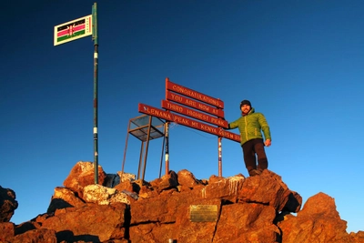 Uwe am Point Lenana, Mount Kenya