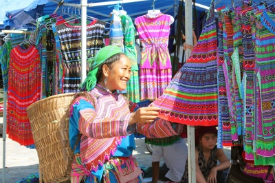 Der bekannteste Markt in der Umgebung von Sapa in Bac Ha
