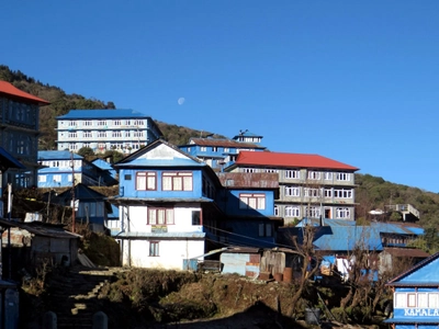 Kleines Dorf im Annapurna-Gebiet
