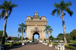 Ankunft in Vientiane
