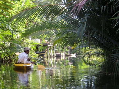 Kayakfahren bei Kampot