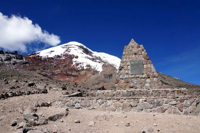 Auf dem Vulkan Chimborazo