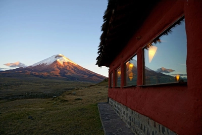 Weitblick auf den Vulkan Cotopaxi