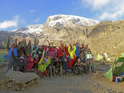 Trekking am Kilimanjaro