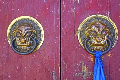 Die Eingangstore hinein in die Klosteranlage von Erdene Zuu