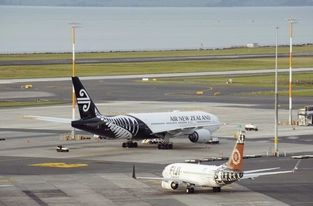 Ankunft in Auckland/Christchurch