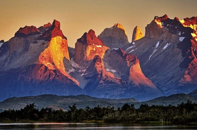 Das beeindruckende Massiv im Nationalpark Torres del Paine