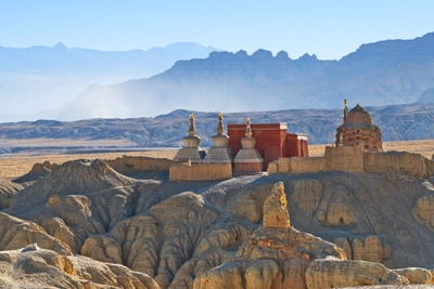 Stupa und Kloster Guge in Tibet