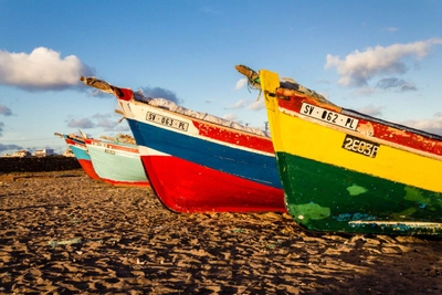 Fischerboote auf Sao Vicente