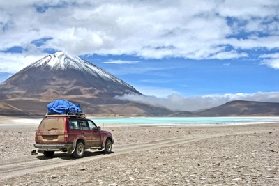 Laguna Verde am Vulkan Licancabur