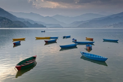 Am Phewa-See in Pokhara