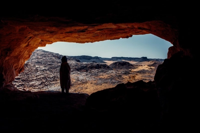 Ausblick aus einem Abri