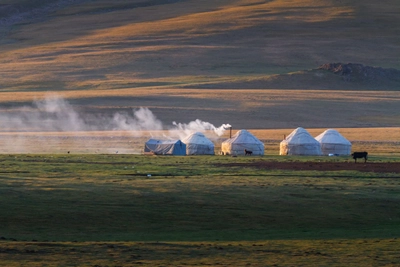 Yurten Camp bei Song Kul