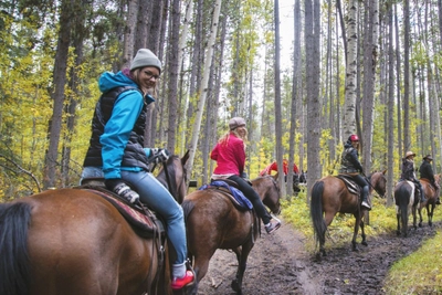 Reitausflug im Banff NP