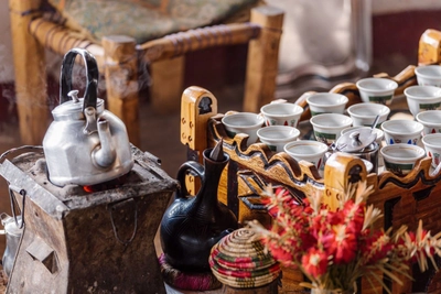 Traditioneller Kaffee in Äthiopien