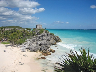 Tulum, historische Stätte am Meer