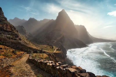 Wanderweg in Santo Antao, Kap Verde