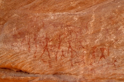 Felszeichnungen im Tassili n‘Ajjer
