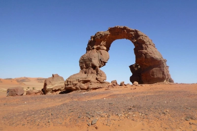 Felsbogen von Tehak, Tassili Tadrart