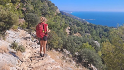 Wanderer auf dem Lykischen Weg