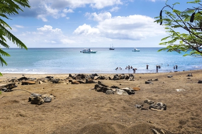 Schwarzer Strand Floreana