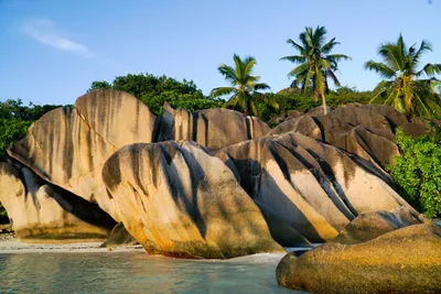 Granitfelsen auf La Digue