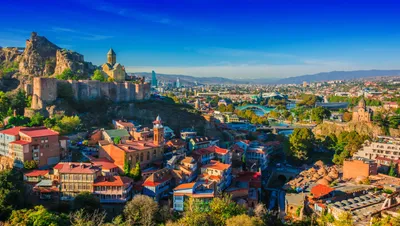 Panoramablick auf Tiflis