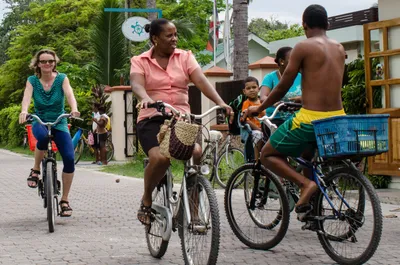 Radfahren auf La Digue