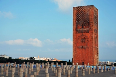 Marokko Rabat Hassan Turm