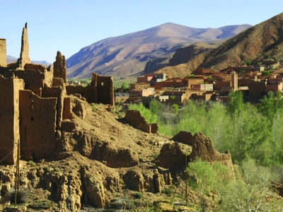 Kasbah und Dorf im Dades Tal_2