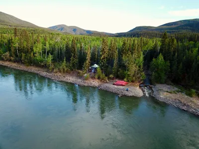 Zeltplatz am Yukon River