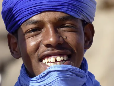 Tuareg Begleiter beim Trekking