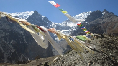 Blick über Hidden Valley und Dhaulagiri