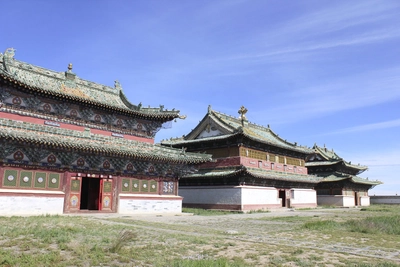 Buddhistischer Tempel in der Mongolei