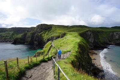 Landschaft um Carrick-a-Rede - Rope Bridge