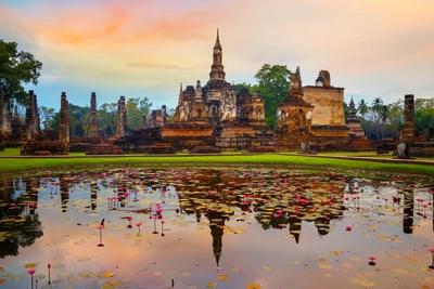 Sukhothai - historische Ausgrabungsanlage