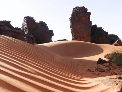 Tassili n Ajjer Duene Felsnadel Algerien