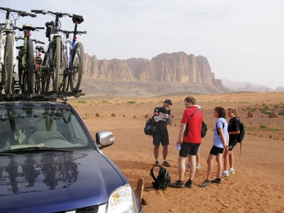 Angekommen im Wadi Rum