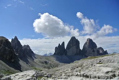 Sextener Dolomiten - Paternkofel mit Drei Zinnen