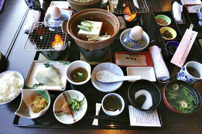 Traditionelles Frühstück Japan