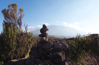 Steinmandl am Kilimanjaro