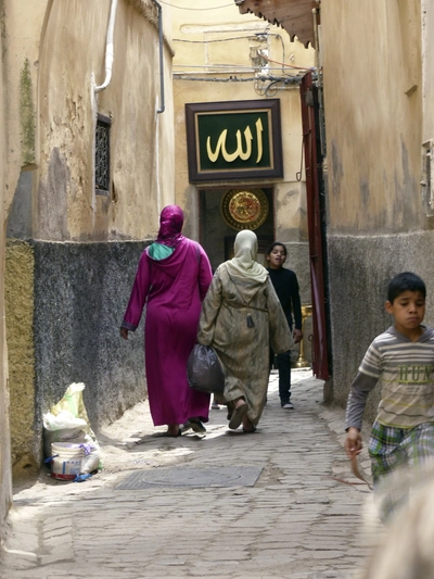 Fès -  Altstadtgassen in der Medina