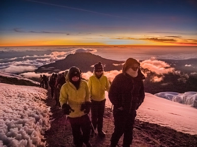 Die letzten Meter zum Uhuru Peak