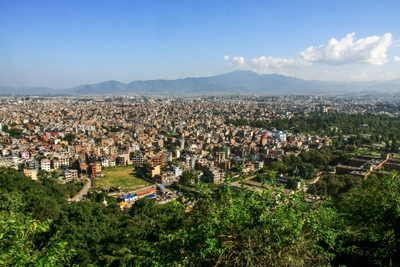 Blick über Kathmandu