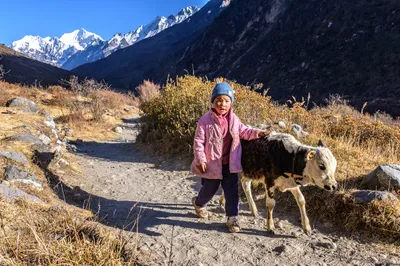 Begegnung auf dem Climate Trek Langtang