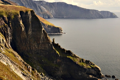 Felsformation an den Slieve League Cliffs